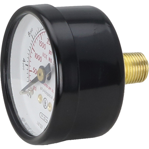 Manom&egrave;tres,  1-1/2", 0 - 4000 psi, Fixation arri&egrave;re, Analogique EastCoast Offshore Supplies