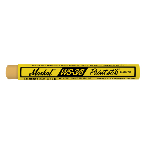 WS-3/8 Paintstik&reg; Paint Marker, Solid Stick, Yellow EastCoast Offshore Supplies