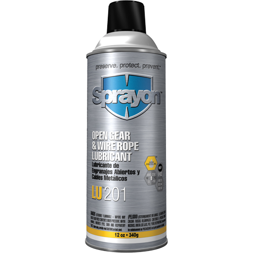LU201 Open Gear & Wire Rope Lubricant, Aerosol Can EastCoast Offshore Supplies