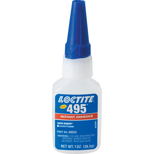 495 Super Bonder&reg; Instant Adhesive, Clear, Bottle, 28.3 g EastCoast Offshore Supplies