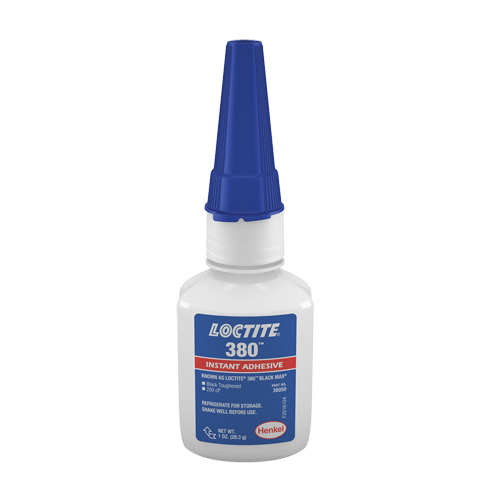 Adh&eacute;sif renforc&eacute; Black Max 380, Noir, Bouteille, 1 oz EastCoast Offshore Supplies