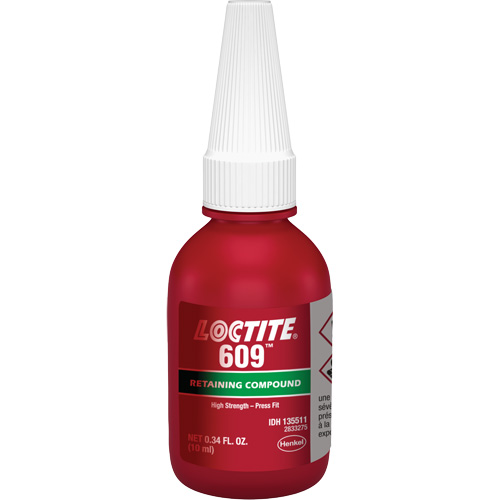 Retaining Compound 609 General Purpose, 10 ml, Bottle, Green EastCoast Offshore Supplies