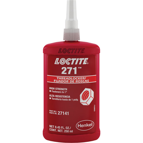 Compos&eacute; de blocage 271, Rouge, &eacute;lev&eacute;, 250 ml, Bouteille EastCoast Offshore Supplies