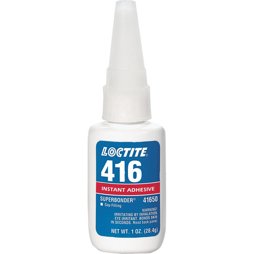 Colle instantan&eacute;e 416 Super Bonder, Transparent, Bouteille, 1 oz EastCoast Offshore Supplies