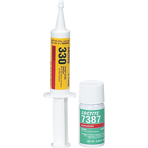 330 Depend&reg; No-Mix Adhesive, Two-Part, 250 ml, Kit, Amber EastCoast Offshore Supplies