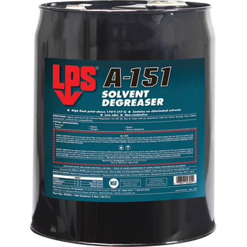A-151 Solvent Degreaser, Pail EastCoast Offshore Supplies