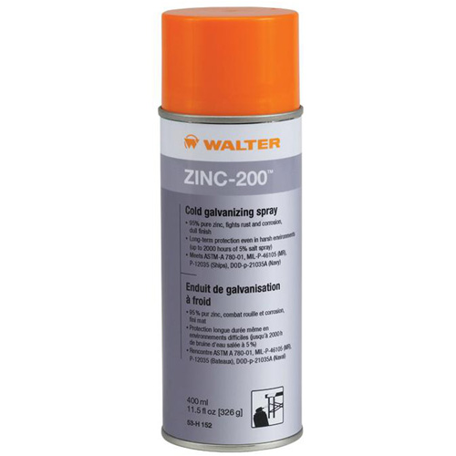 Enduit de galvanisation &agrave; froid Zinc-200, Canette a&eacute;rosol EastCoast Offshore Supplies