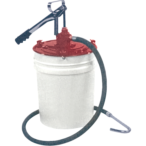 Pompes pour lubrification manuelle - Distributeurs doubles &agrave; levier, Zinc, 2,6 oz/course, Pour barils de 5 gal. EastCoast Offshore Supplies