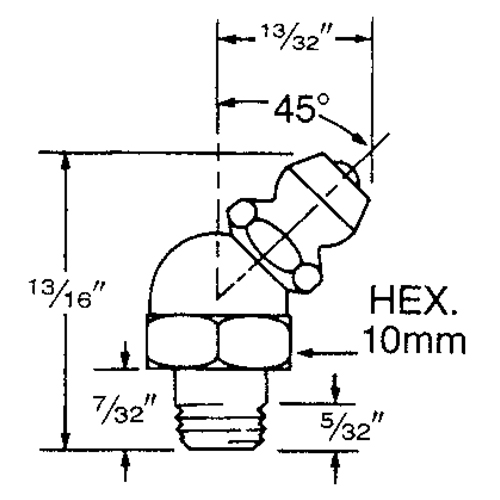 Raccord, Filetage de 6 mm EastCoast Offshore Supplies