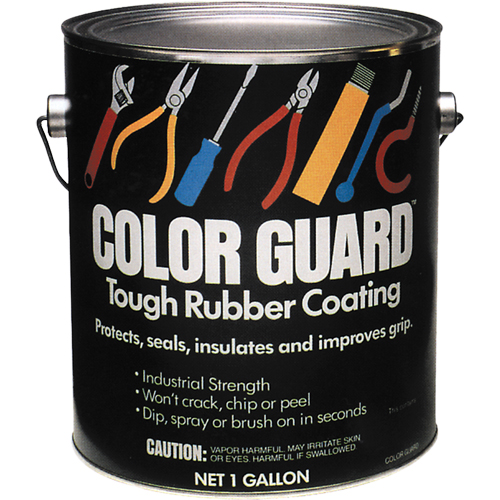 Rev&ecirc;tement de caoutchouc robuste Color Guard, Rouge, Gallon EastCoast Offshore Supplies