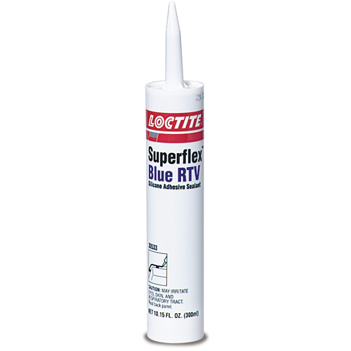 Superflex RTV Silicone Adhesive Sealant, Cartridge, Blue EastCoast Offshore Supplies