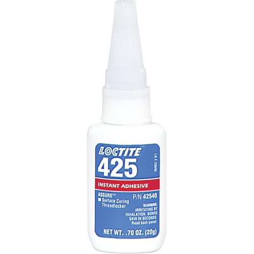 Compos&eacute; de blocage &agrave; s&eacute;chage superficiel Assure 425, Bleu, Moyen, 20 g, Bouteille EastCoast Offshore Supplies