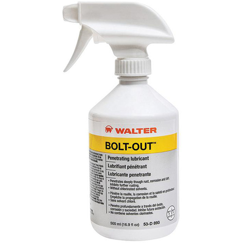 Huile p&eacute;n&eacute;trante Bolt-Out, Bouteille &agrave; g&acirc;chette, 500 ml EastCoast Offshore Supplies