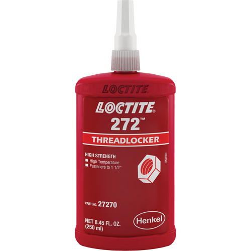 Compos&eacute; de blocage 272 temp&eacute;rature &eacute;lev&eacute;e, Rouge, &eacute;lev&eacute;, 250 ml, Bouteille EastCoast Offshore Supplies