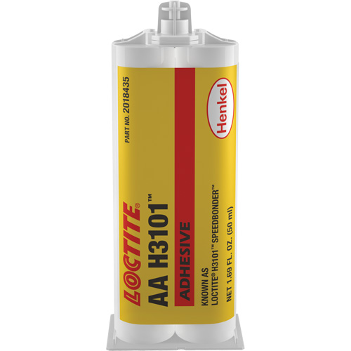 Adh&eacute;sif Speedbonder H3101, Deux composants, Cartouche double, 50 ml, Transparent EastCoast Offshore Supplies
