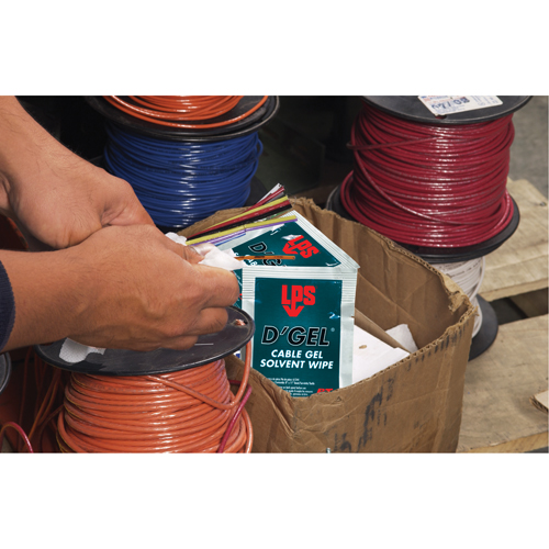 Solvant de gel D'Gel pour c&acirc;bles, Sachets EastCoast Offshore Supplies