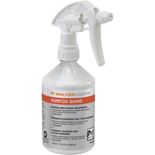 SURFOX Shine Stainless Steel Cleaner & Protector, 500 ml, Trigger Bottle EastCoast Offshore Supplies