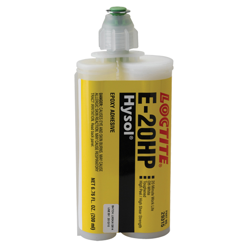 E-20P Fast Setting Structural Adhesives, 200 ml, Dual Cartridge, Two-Part, White EastCoast Offshore Supplies