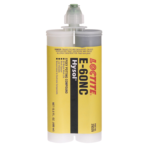 E-60NC Electrically Non-Corrosive Structural Adhesives, 400 ml, Dual Cartridge, Two-Part, Black EastCoast Offshore Supplies