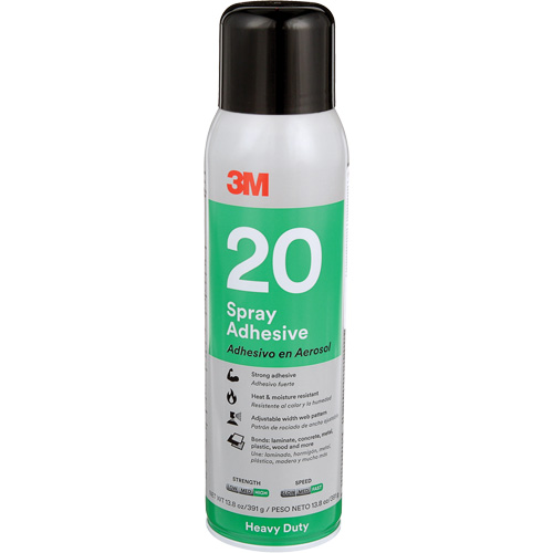 20 Heavy Duty Spray Adhesive, Clear, Aerosol Can EastCoast Offshore Supplies