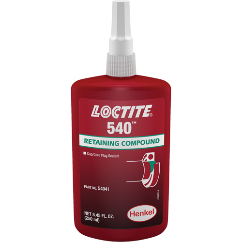 Compos&eacute; de retenue Loctite 540, 250 ml, Bouteille, Bleu EastCoast Offshore Supplies