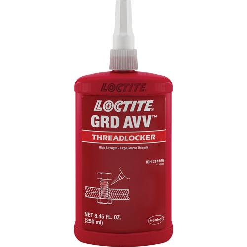 Compos&eacute; de blocage de calibre lettre AVV, Rouge, &eacute;lev&eacute;, 250 ml, Bouteille EastCoast Offshore Supplies