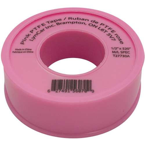 Ruban de Teflon, 520" lo x 1/2" la, Rose EastCoast Offshore Supplies
