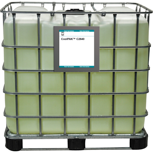 Liquide pour le travail des m&eacute;taux synth&eacute;tique peu mousseux CoolPAK, R&eacute;servoir GRV EastCoast Offshore Supplies