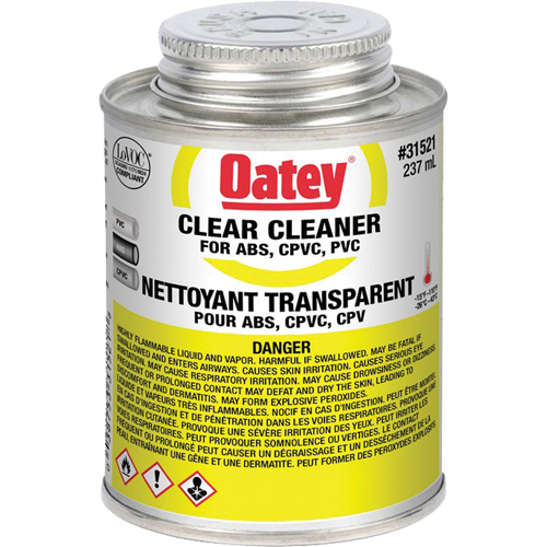 Nettoyant transparent pour tuyau, 250 ml, Bouteille EastCoast Offshore Supplies