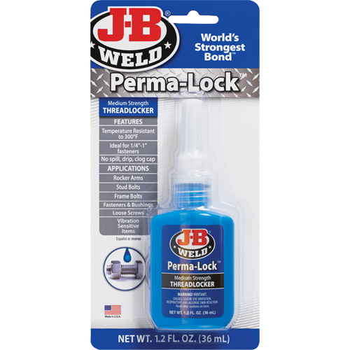 Perma-Lock Threadlocker, Blue, Medium, 36 ml, Bottle EastCoast Offshore Supplies