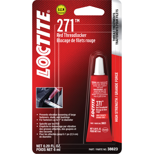 Compos&eacute; de blocage 271, Rouge, &eacute;lev&eacute;, 6 ml, Tube EastCoast Offshore Supplies