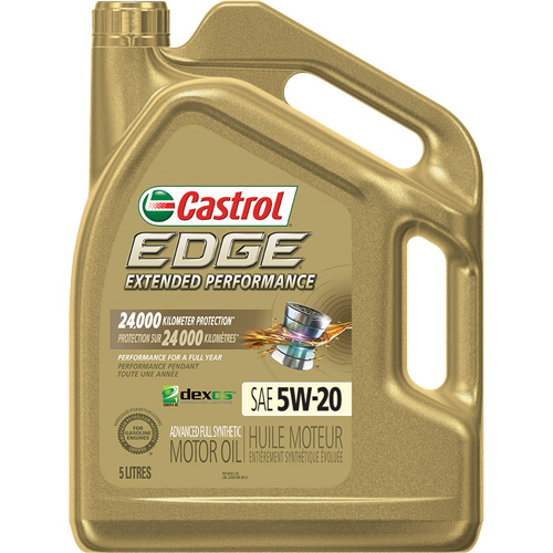 Edge&reg; Extended Performance 5W-20 Motor Oil, 5 L, Jug EastCoast Offshore Supplies