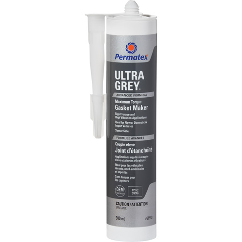 Ultra Grey&reg; Rigid High-Torque RTV Silicone Gasket Maker, Cartridge, Grey EastCoast Offshore Supplies
