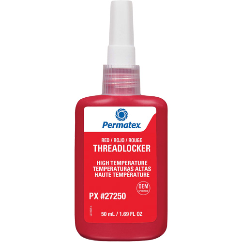High Temperature Threadlocker, Red, High, 50 ml, Bottle EastCoast Offshore Supplies