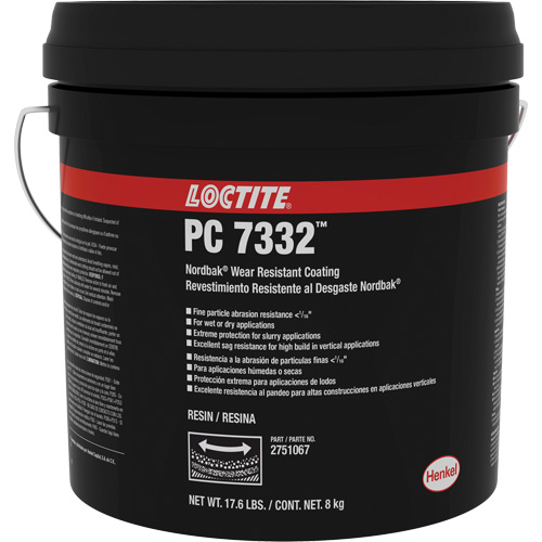 Rev&ecirc;tement de protection contre lusure 7332 Nordbak, Gris, 10 kg, Seau EastCoast Offshore Supplies