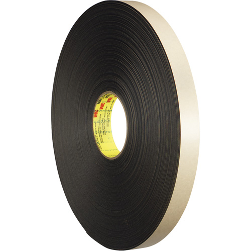 Double-Coated Foam Tape, 66 m (216') L x 12.7 mm (1/2") W, 31 mils, Polyethylene EastCoast Offshore Supplies