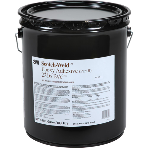 Scotch-Weld Adhesive, 5 gal., Pail, Two-Part, Grey EastCoast Offshore Supplies