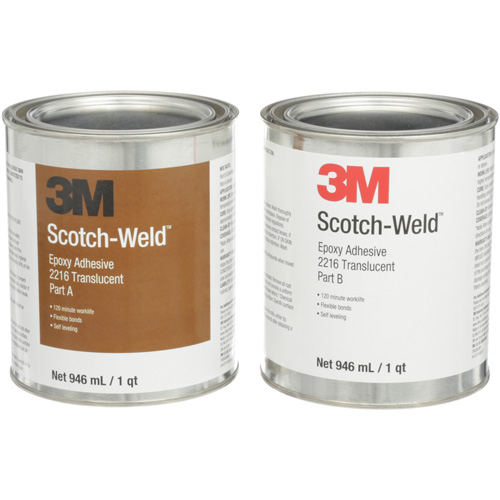 Scotch-Weld Adhesive, 32 fl. oz., Kit, Two-Part, Translucent EastCoast Offshore Supplies