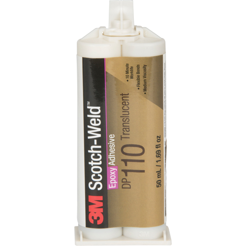 Scotch-Weld Adhesive, 1.64 fl. oz., Dual Cartridge, Two-Part, Clear EastCoast Offshore Supplies