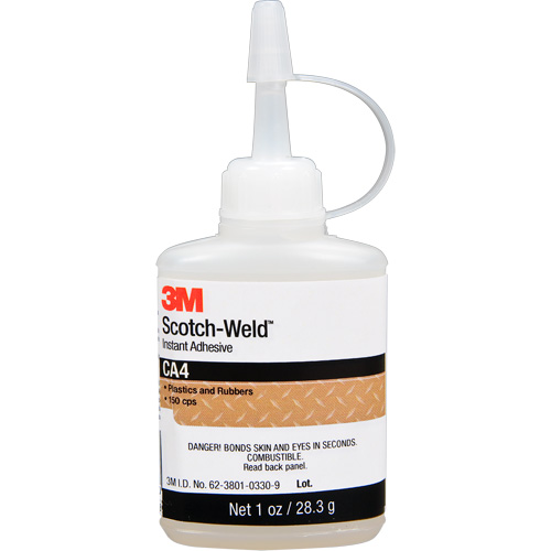 Scotch-Weld Instant Adhesive CA4, Clear, Bottle, 1 oz. EastCoast Offshore Supplies