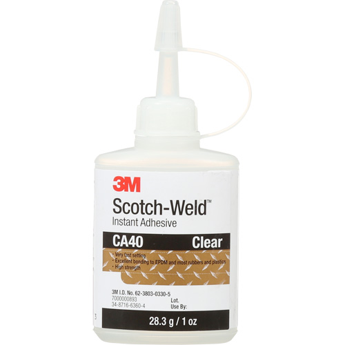 Instant Adhesive, 1 oz., Bottle, Yellow EastCoast Offshore Supplies