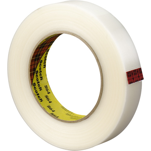 Scotch&reg; Reinforced Strapping Tape, 5.6 mils Thick, 12 mm (1/2") x 330 m (1082')  EastCoast Offshore Supplies
