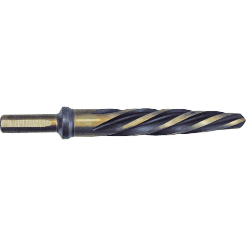 Jet-Kut&reg; Black & Gold Premium Car Reamer, 3/4", Spiral Flute, High Speed Steel, 3-Flat Shank EastCoast Offshore Supplies