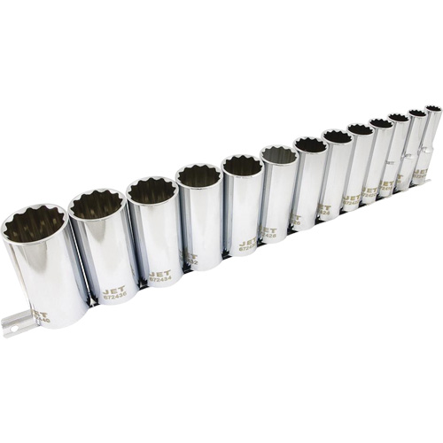SS1213D-12 Jeu de cl&eacute; &agrave; douille SAE &agrave; 12 pans, 13 Mcx, Prise de 1/2", Profond EastCoast Offshore Supplies