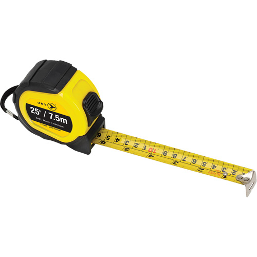 JTM-425SM Tape Measure, 25', Imperial & Metric Graduations EastCoast Offshore Supplies