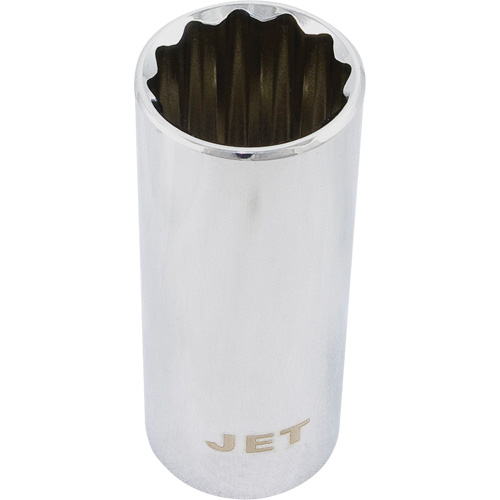 Douille chrom&eacute;e &agrave; 12 pans, 3/4", Prise 1/2", 12 pans, Profond EastCoast Offshore Supplies