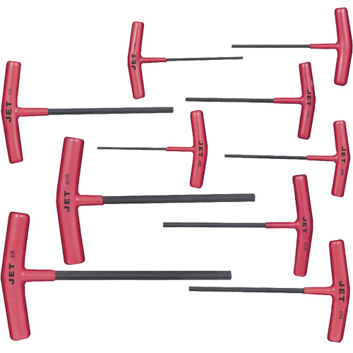 JTHK-10 T-Handle Hex Key Set, 10 Pcs., Imperial/Torx&reg; EastCoast Offshore Supplies