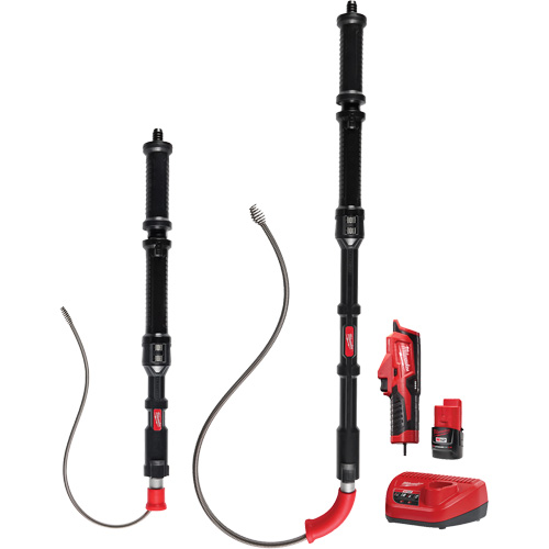 Ensemble de d&eacute;gorgeoir durinoir 2 outils M12 Trapsnake, &eacute;lectrique, Tulipe, 4'/6' Longueur du c&acirc;ble, 1/2"/3/8" Diam&egrave;tre du c&acirc;ble EastCoast Offshore Supplies