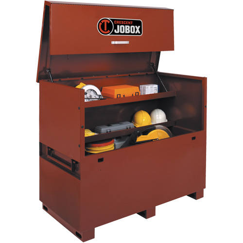 Long Piano Box, 60" W x 30-1/2" D x 50" H, Black/Orange EastCoast Offshore Supplies