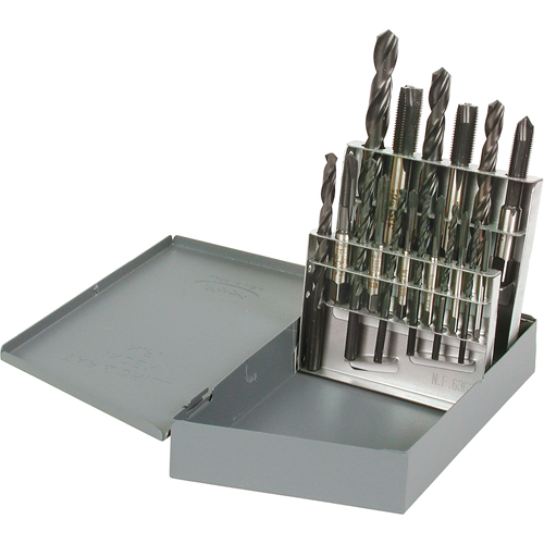Jeu de forets & tarauds Blue Wizard, 18 morceaux EastCoast Offshore Supplies
